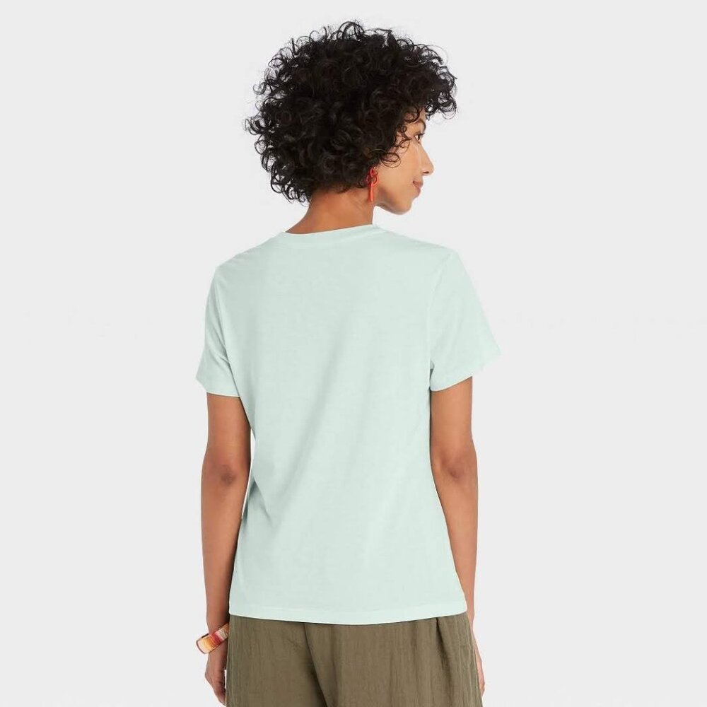 A New Day - Women's Relaxed T-Shirt - Mint Green XS - Picture 4 of 6